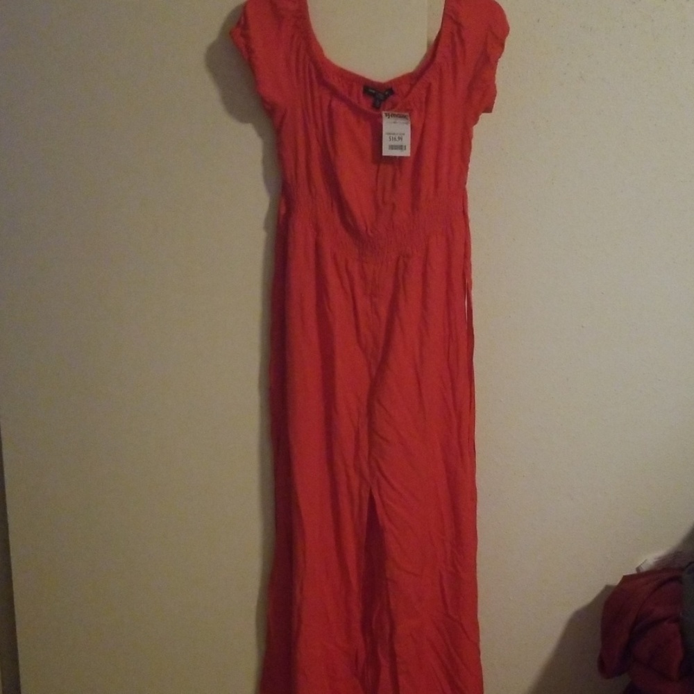 Orange Long Dress